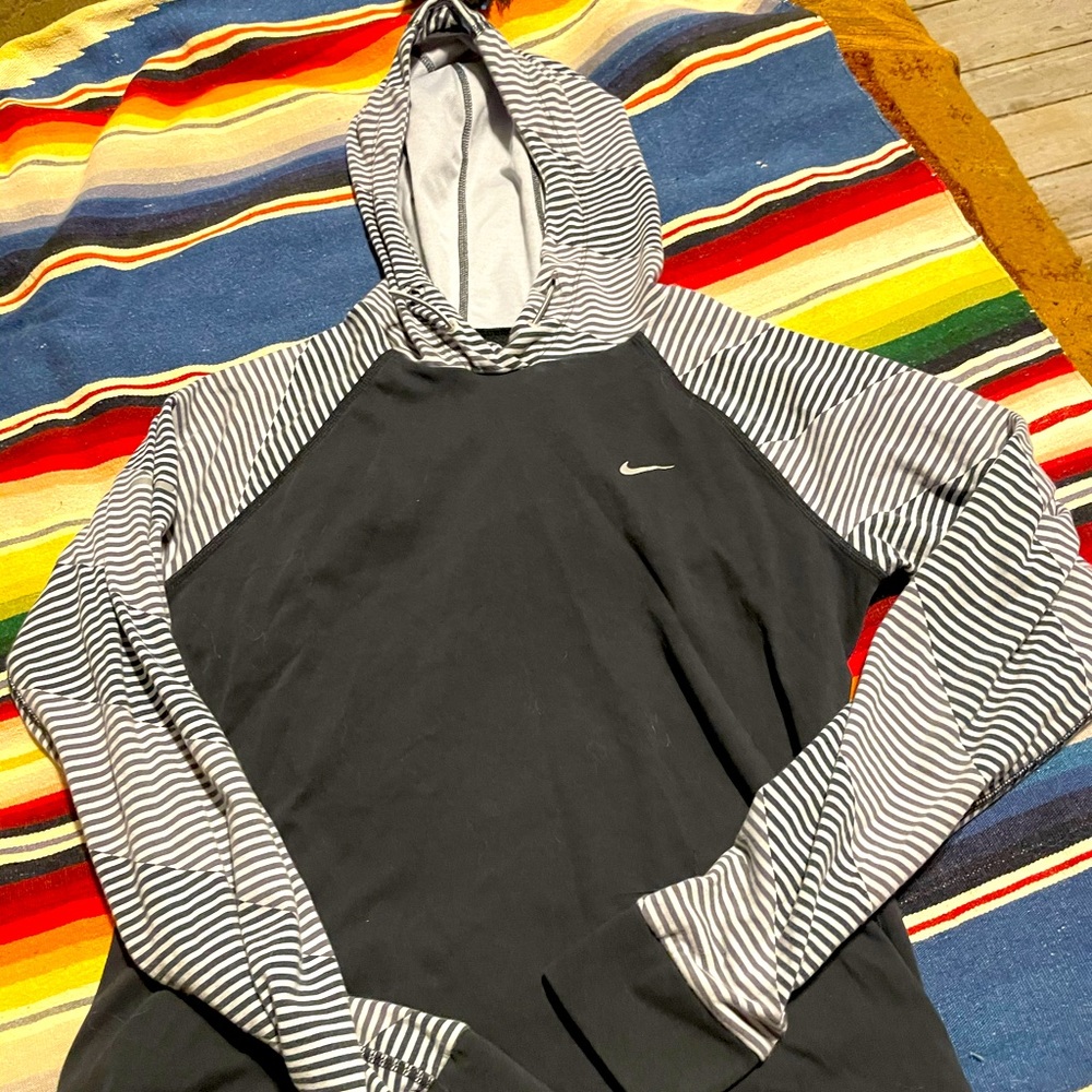 Nike running hoodie with thumb holes